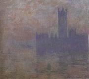 Claude Monet Houses of Parliament,Fog Effect oil painting on canvas